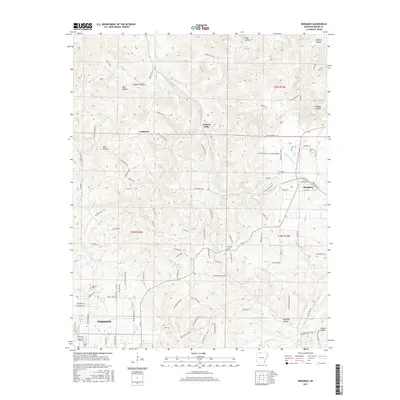 2017 Map of Bergman, 2017 Print