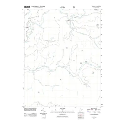 2011 Map of Bergoo, 2011 Print