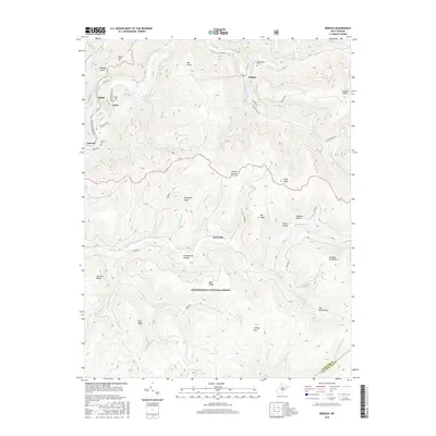 2016 Map of Bergoo, 2016 Print