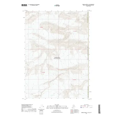 2017 Map of Bering Glacier C-1 NE, 2017 Print