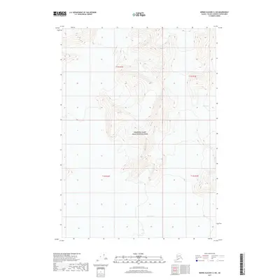 2017 Map of Bering Glacier C-2 NE, 2017 Print