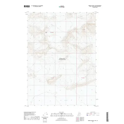 2017 Map of Bering Glacier C-2 NW, 2017 Print