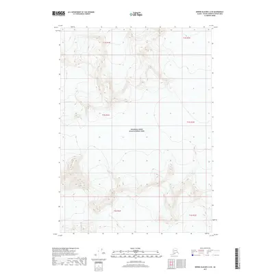 2017 Map of Bering Glacier C-2 SE, 2017 Print