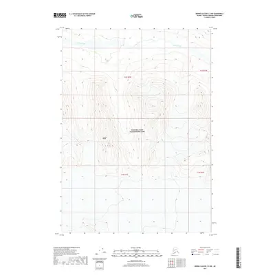 2017 Map of Bering Glacier C-3 NW, 2017 Print