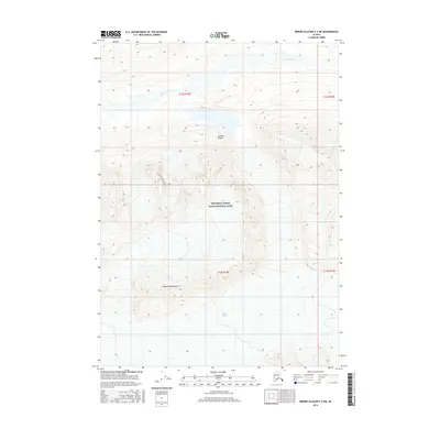 2016 Map of Bering Glacier C-4 NE, 2016 Print