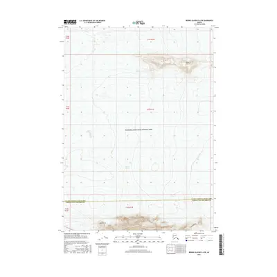 2016 Map of Bering Glacier C-4 SW, 2016 Print
