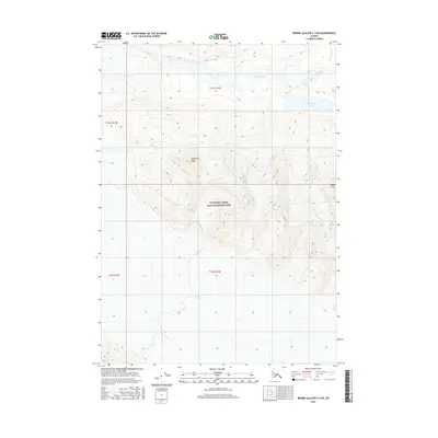2016 Map of Bering Glacier C-5 NE, 2016 Print