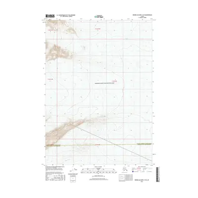 2016 Map of Bering Glacier C-5 SE, 2016 Print