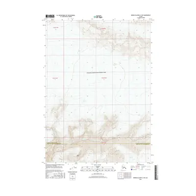 2016 Map of Bering Glacier C-5 SW, 2016 Print