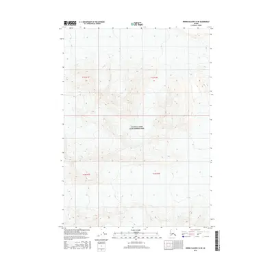 2016 Map of Bering Glacier C-6 NE, 2016 Print