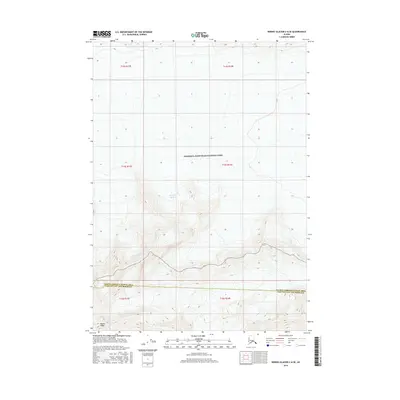 2016 Map of Bering Glacier C-6 SE, 2016 Print