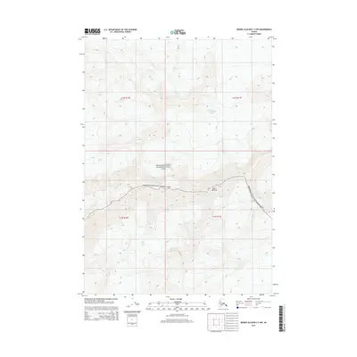 2014 Map of Bering Glacier C-7 NW, 2014 Print