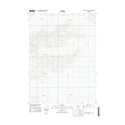 2014 Map of Bering Glacier C-7 SW, 2014 Print