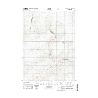 2014 Map of Bering Glacier C-8 NE, 2014 Print