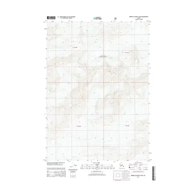 2014 Map of Bering Glacier C-8 NW, 2014 Print