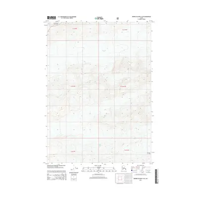 2014 Map of Bering Glacier C-8 SE, 2014 Print