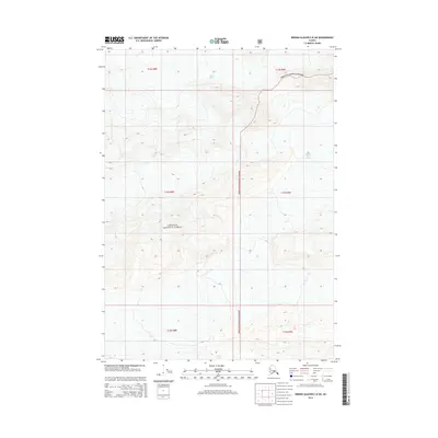 2014 Map of Bering Glacier C-8 SW, 2014 Print