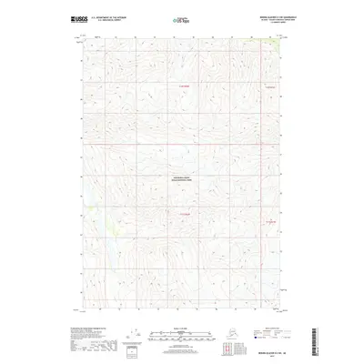 2017 Map of Bering Glacier D-3 NE, 2017 Print