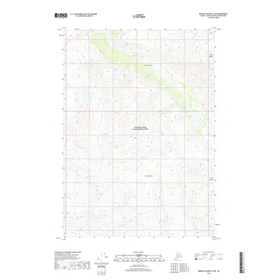 2017 Map of Bering Glacier D-3 NW, 2017 Print