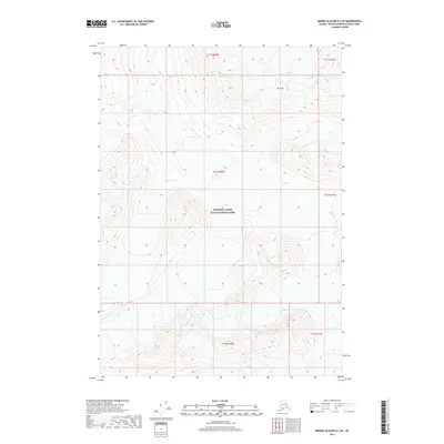 2017 Map of Bering Glacier D-3 SE, 2017 Print