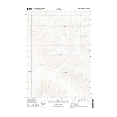 2016 Map of Bering Glacier D-4 NE, 2016 Print