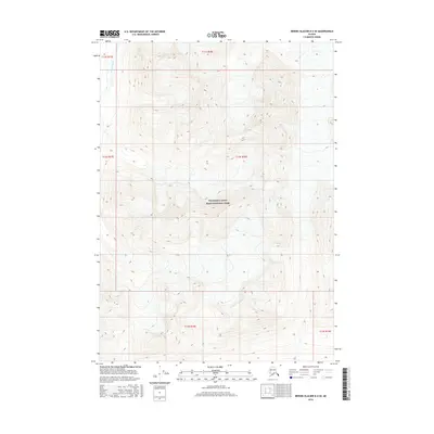 2016 Map of Bering Glacier D-4 SE, 2016 Print