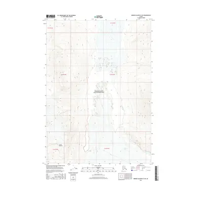 2016 Map of Bering Glacier D-5 SW, 2016 Print