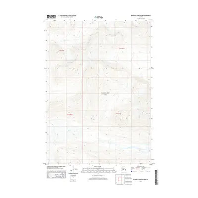 2014 Map of Bering Glacier D-6 NW, 2014 Print