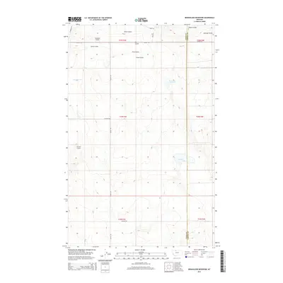 2014 Map of Berkholder Reservoir, 2014 Print