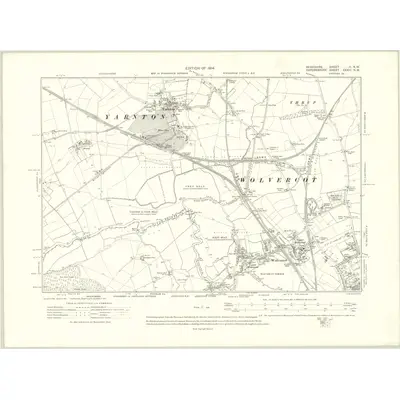 1911 Map of Berkshire II.NW, 1914 Print