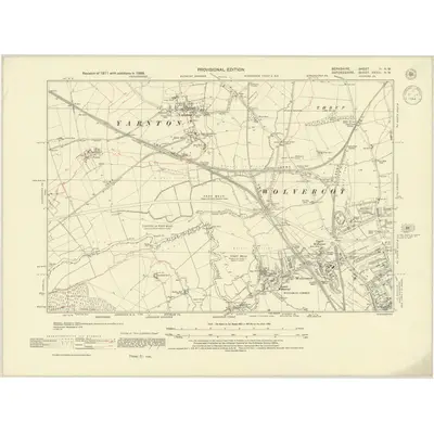 1938 Map of Berkshire II.NW, 1944 Print