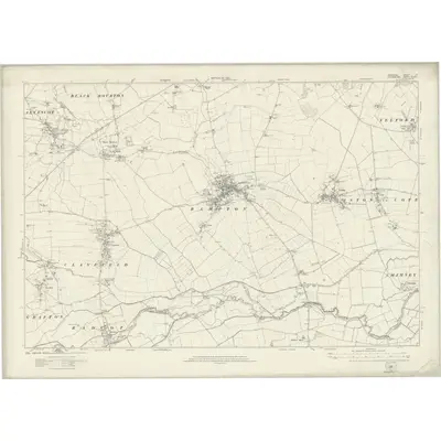 1910 Map of Berkshire IV, 1922 Print