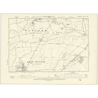 1898 Map of Berkshire IX.SE, 1900 Print