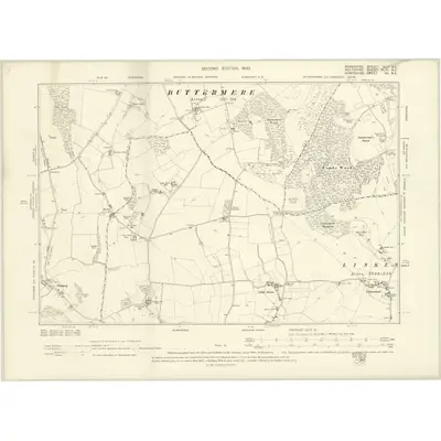1899 Map of Berkshire LIA.NE, 1900 Print