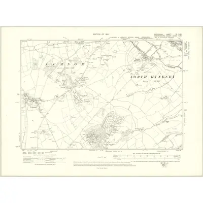 1910 Map of Berkshire VI.NW, 1914 Print