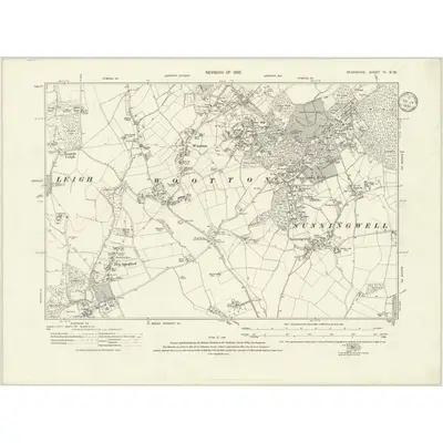 1932 Map of Berkshire VI.SW