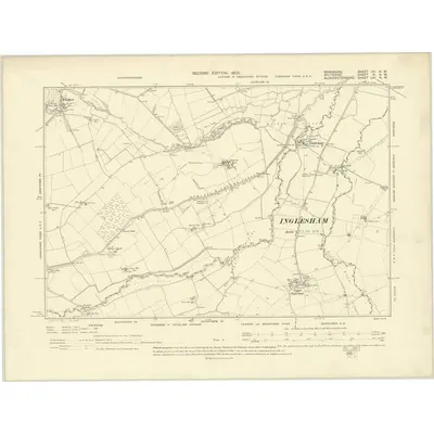 1898 Map of Berkshire VII.NW, 1903 Print