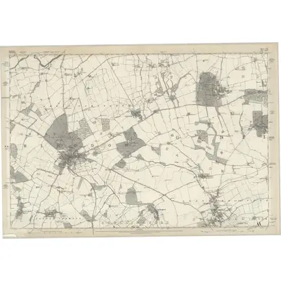 1876 Map of Berkshire VIII, 1883 Print