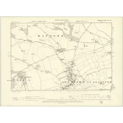 1898 Map of Berkshire VIII.SE, 1900 Print