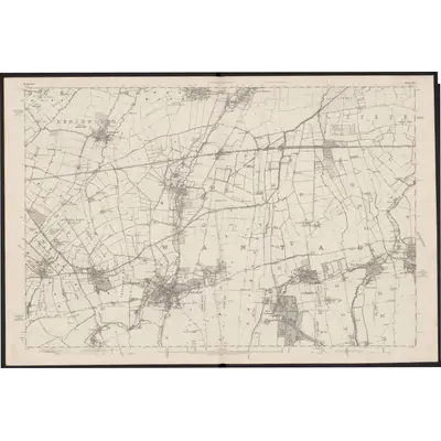 1875 Map of Berkshire XIV, 1883 Print