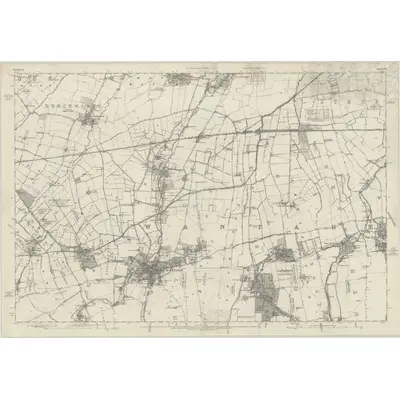 1875 Map of Berkshire XIV, 1883 Print