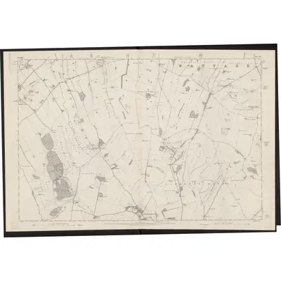 1877 Map of Berkshire XIX, 1883 Print