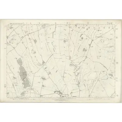 1877 Map of Berkshire XIX, 1883 Print