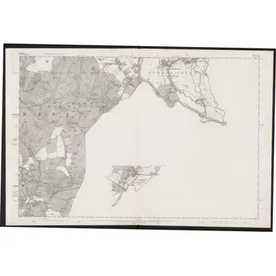 1868 Map of Berkshire XL, 1881 Print