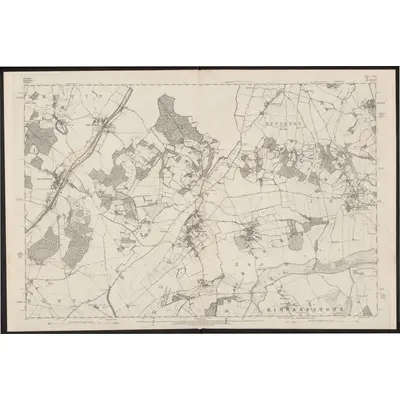 1873 Map of Berkshire XLI, 1877 Print