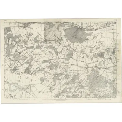 1873 Map of Berkshire XLII, 1877 Print