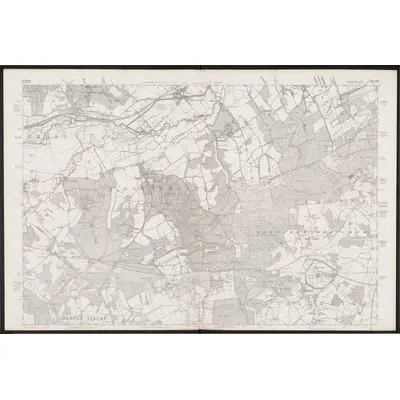 1873 Map of Berkshire XLIV, 1877 Print