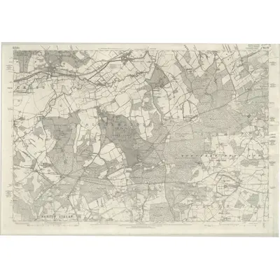 1873 Map of Berkshire XLIV, 1877 Print