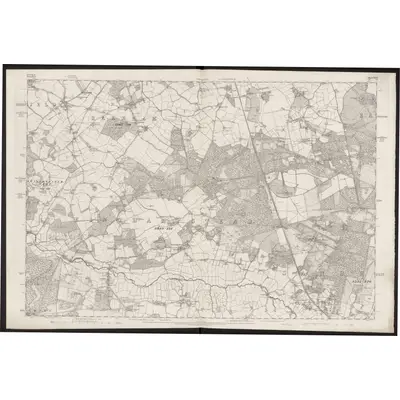 1871 Map of Berkshire XLVI, 1876 Print