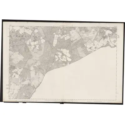 1871 Map of Berkshire XLVII, 1876 Print